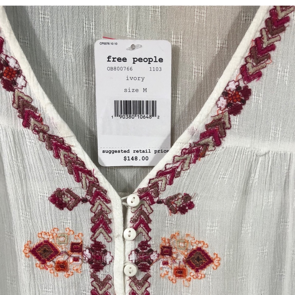 Free People Arianna Tunic in Ivory - Picture 5 of 5
